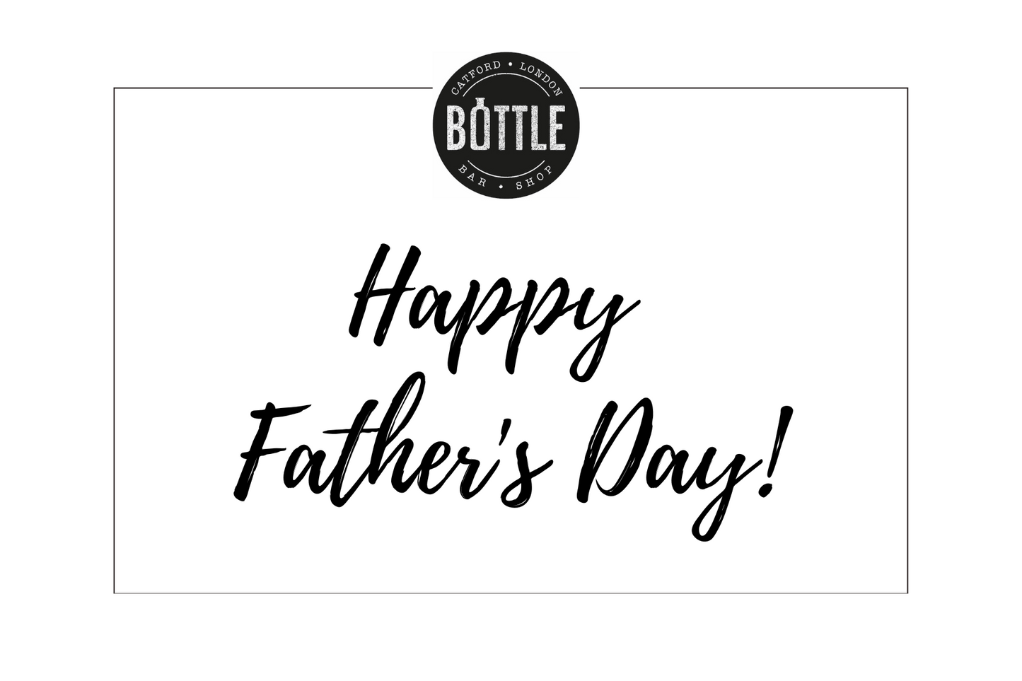 Happy Father's Day label