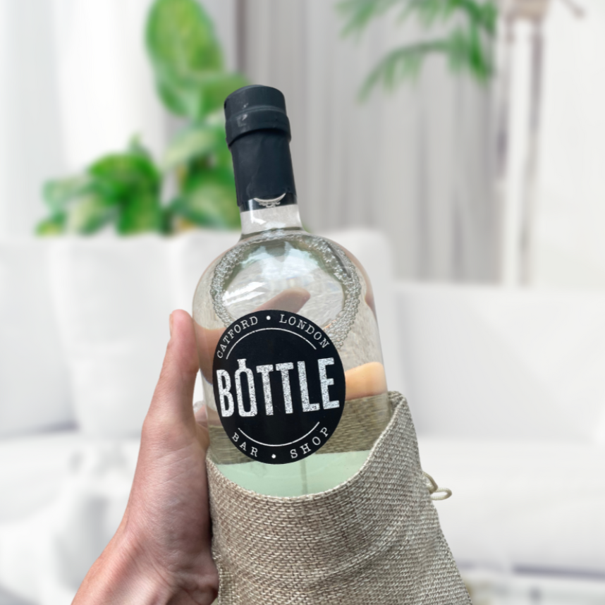 Elderflower Gin Martini in a natural gift bag