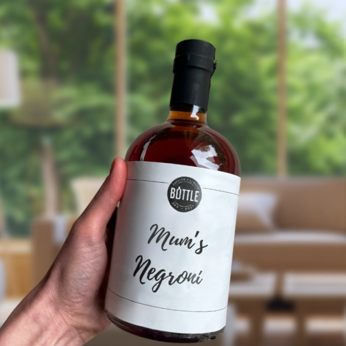 Negroni with Personalised Label – A Timeless Classic with a Personal Touch