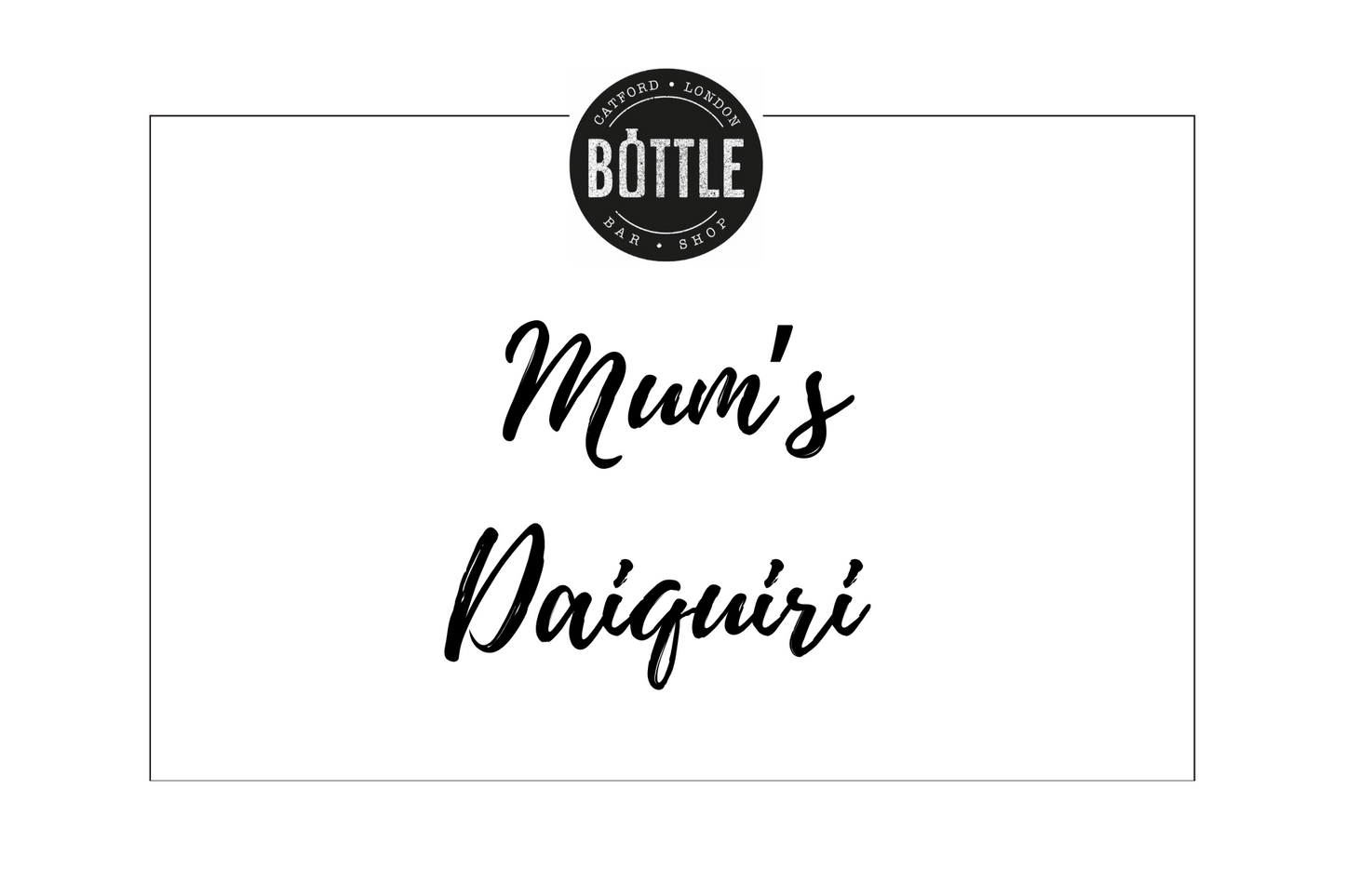 Passion Fruit Daiquiri with Personalised Label – A Tropical Classic with a Personal Touch