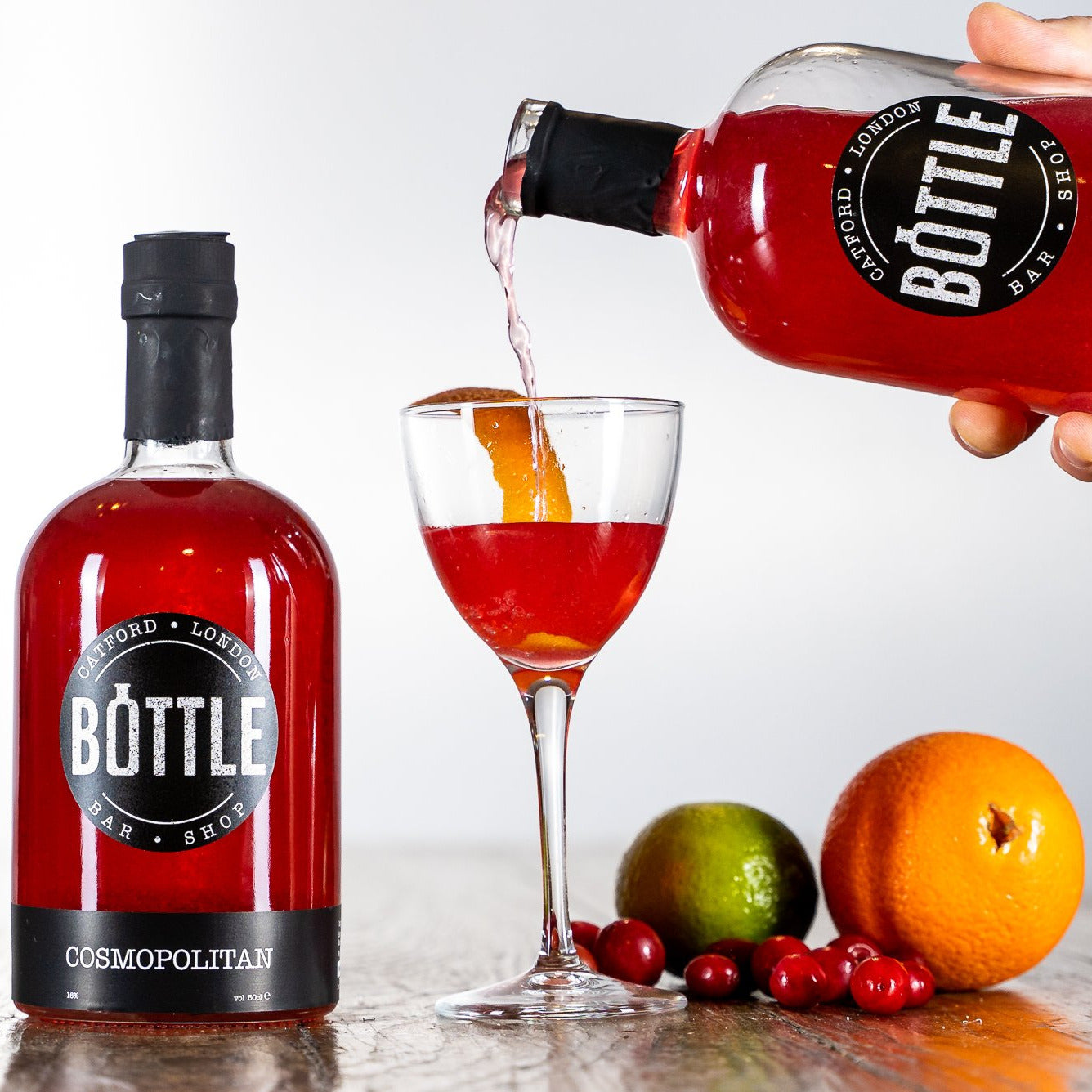 Cosmopolitan cocktail handmade in small batches