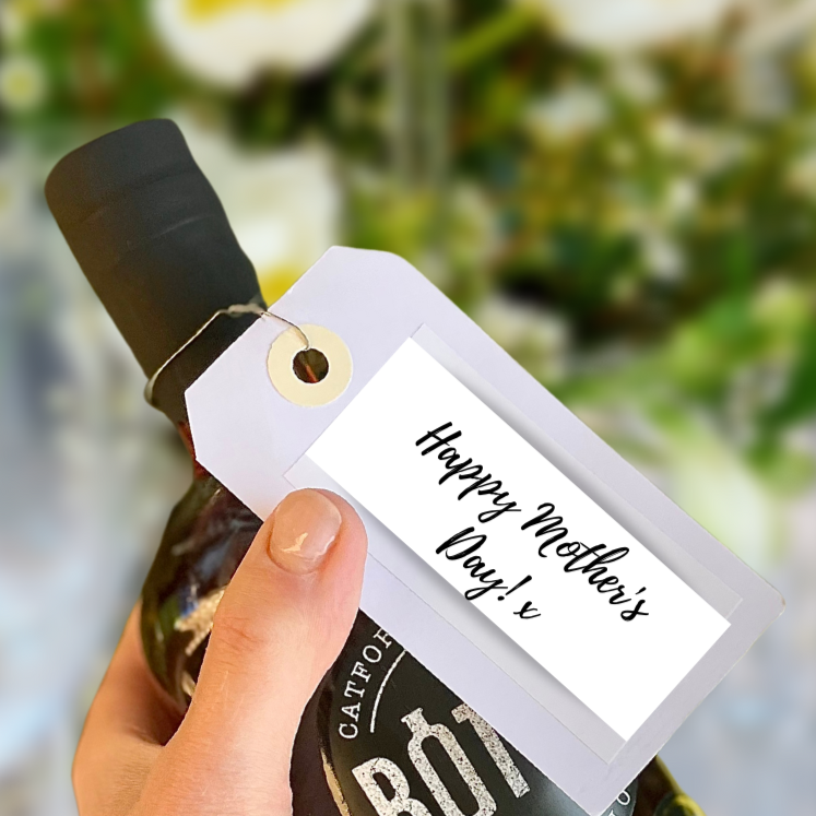 Happy Mother's Day label