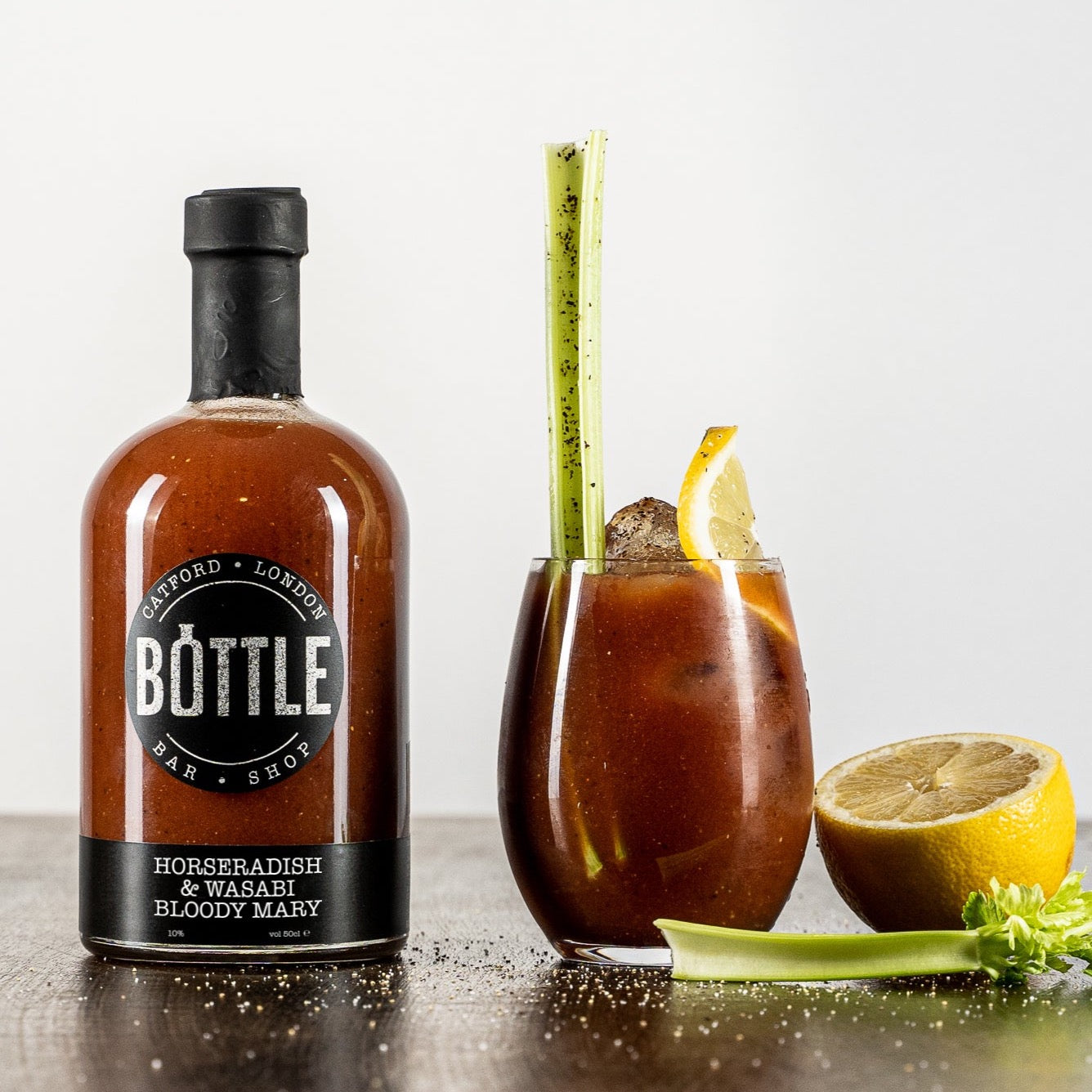 Award–Winning Horseradish and Wasabi Bloody Mary with Personalised Label – A Spicy Classic with a Personal Touch