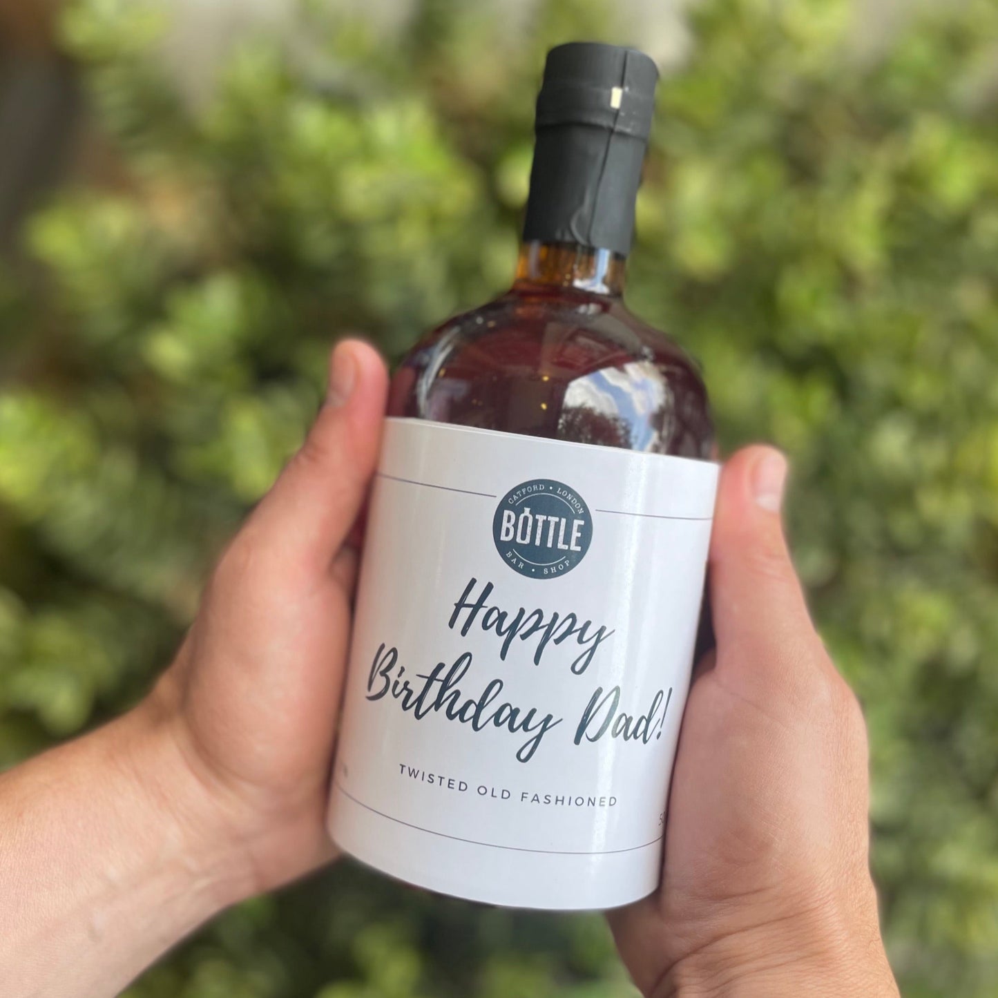 Happy Birthday label