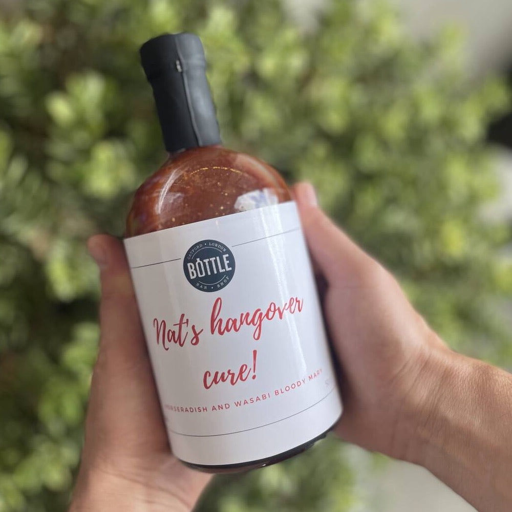 Award–Winning Horseradish and Wasabi Bloody Mary with Personalised Label – A Spicy Classic with a Personal Touch