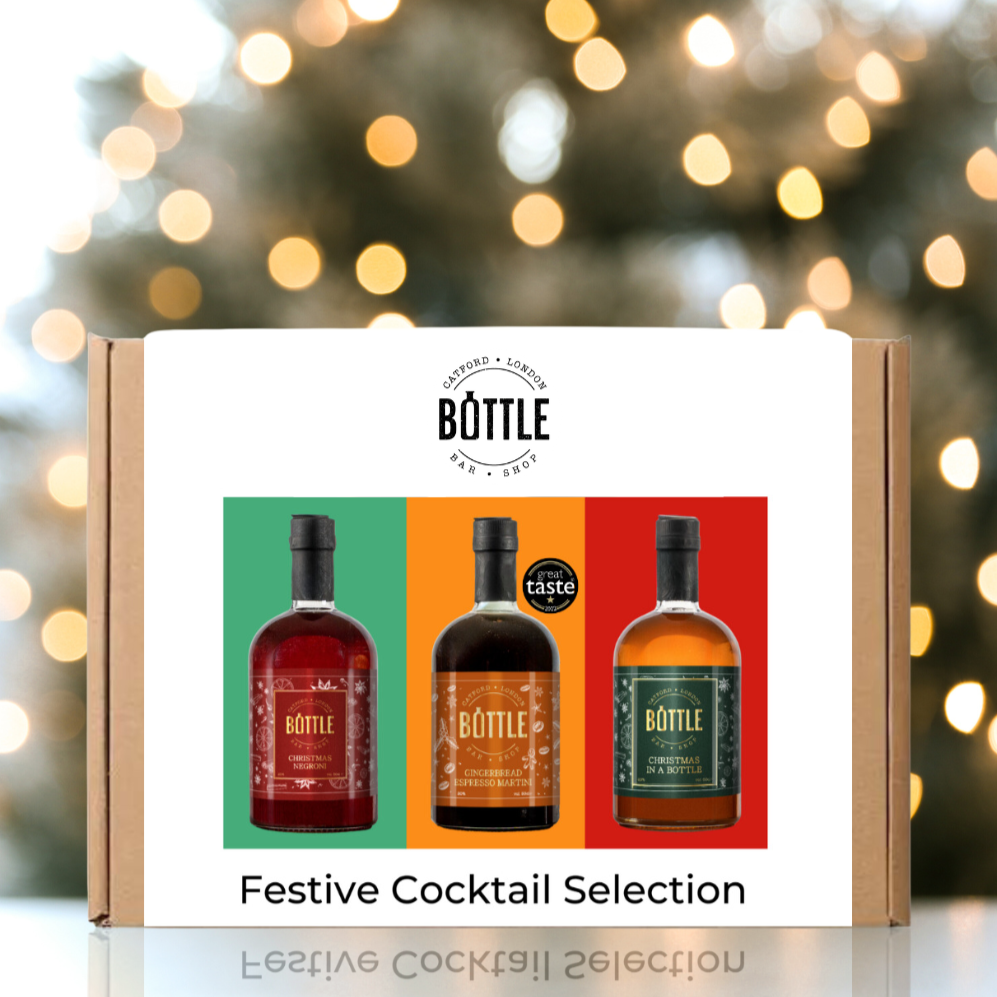 award winning festive Cocktail Gift Set in a gift box, made in the UK, made in small batches