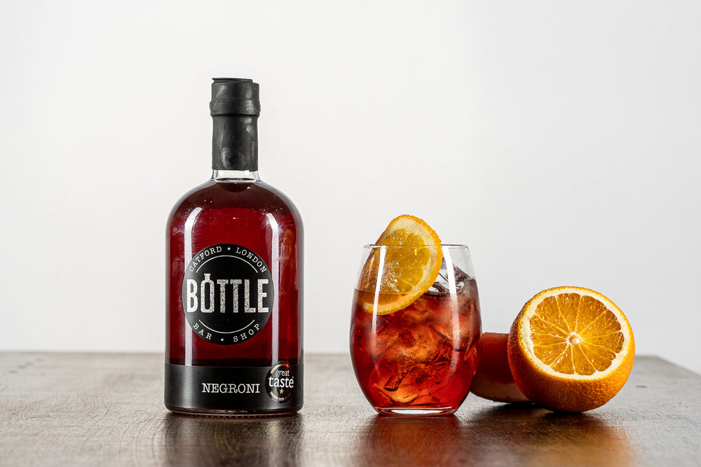 Award Winning Negroni, ready to drink. Simply pour and enjoy.