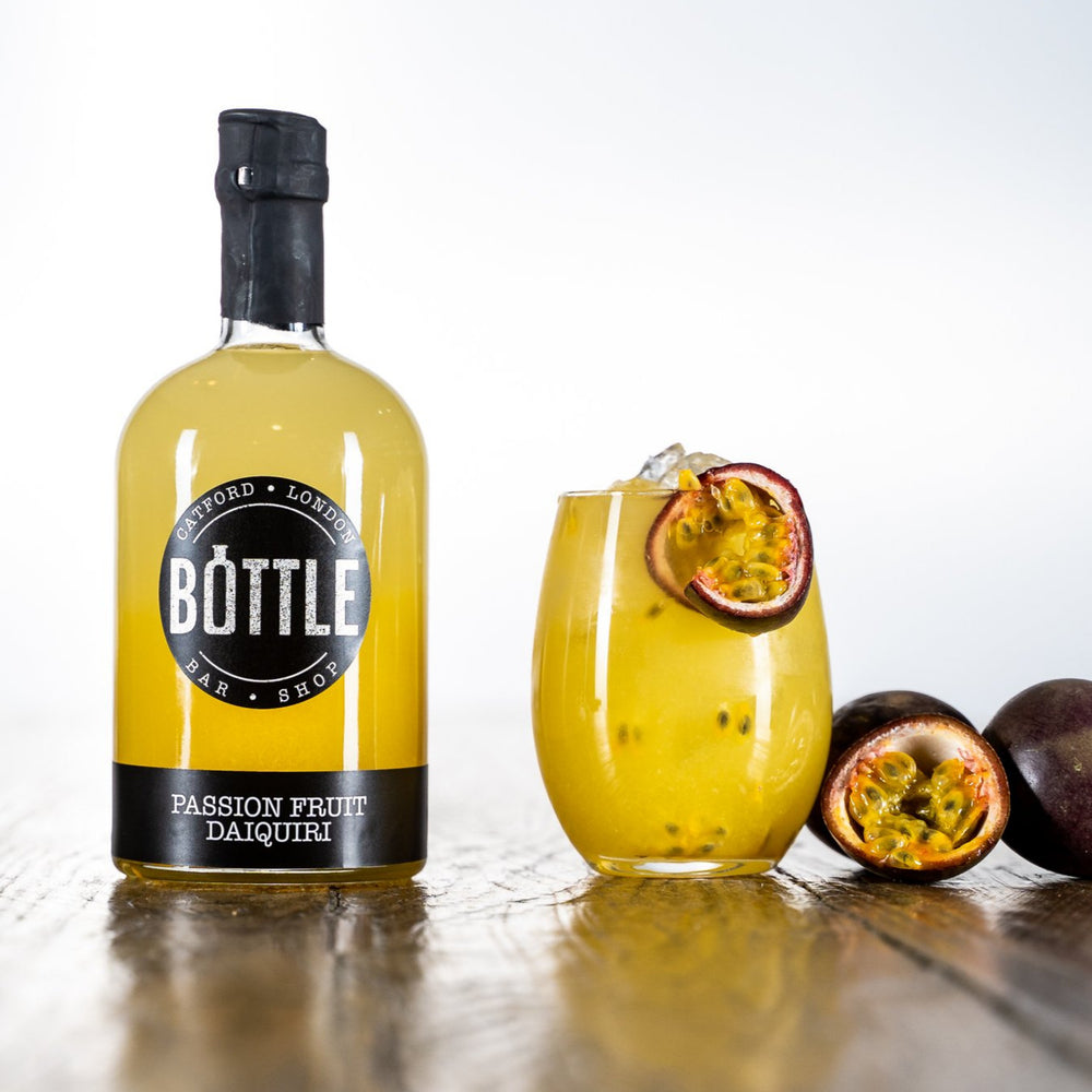 
                  
                    Award winning Passion Fruit Daiquiri in a glass, made in the UK, with passion fruit
                  
                