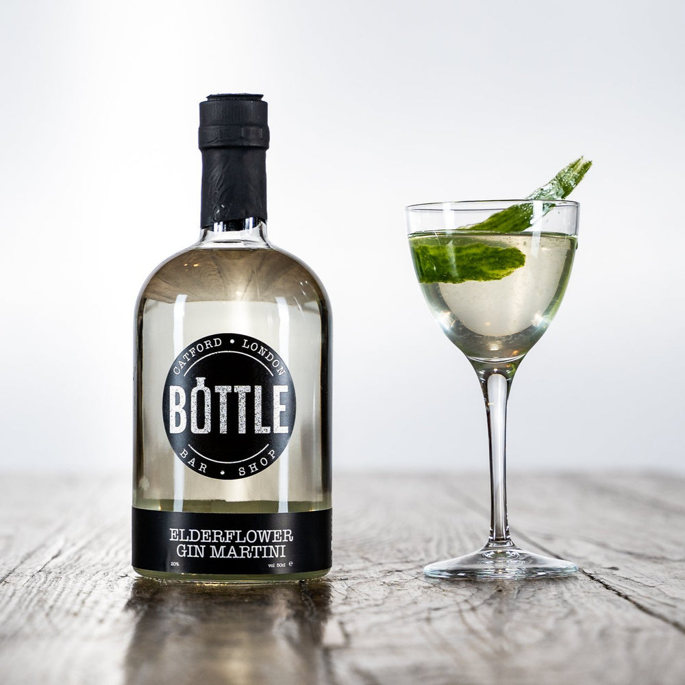 Handmade Elderflower Gin Martini, made in small batches