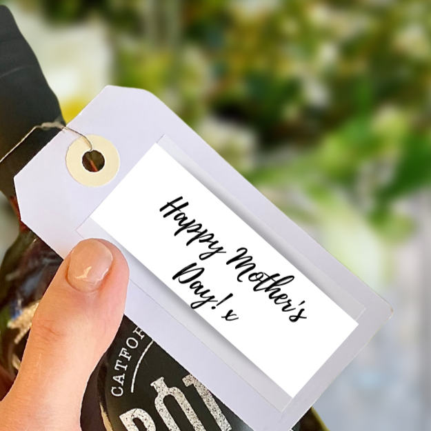 
                  
                    Happy Mother's Day label on a bottled cocktail
                  
                