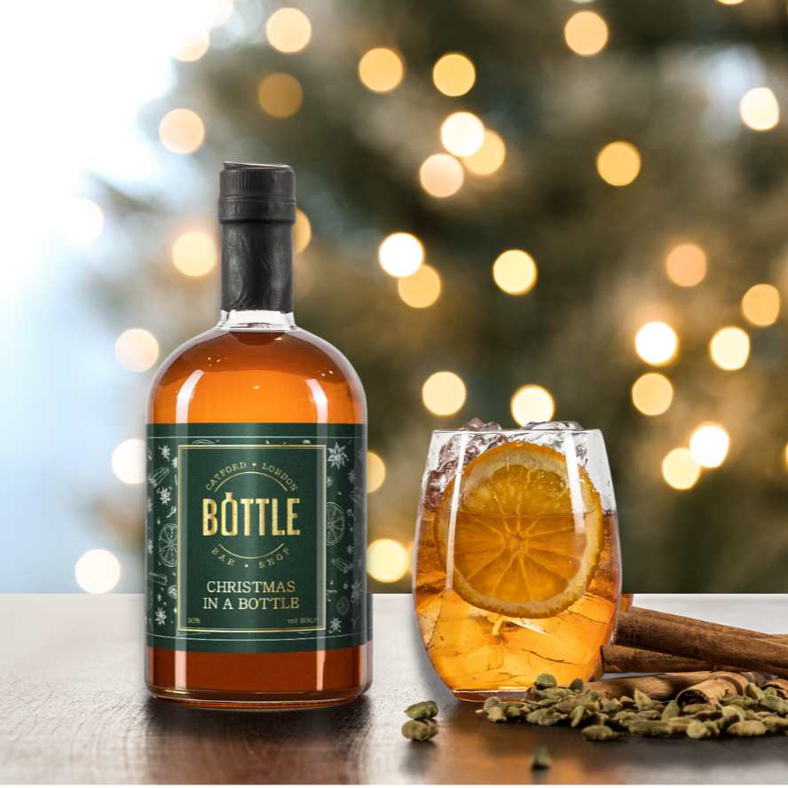 
                  
                    award winning festive Cocktail Gift Set with a Christmas In a Bottle cocktail 
                  
                